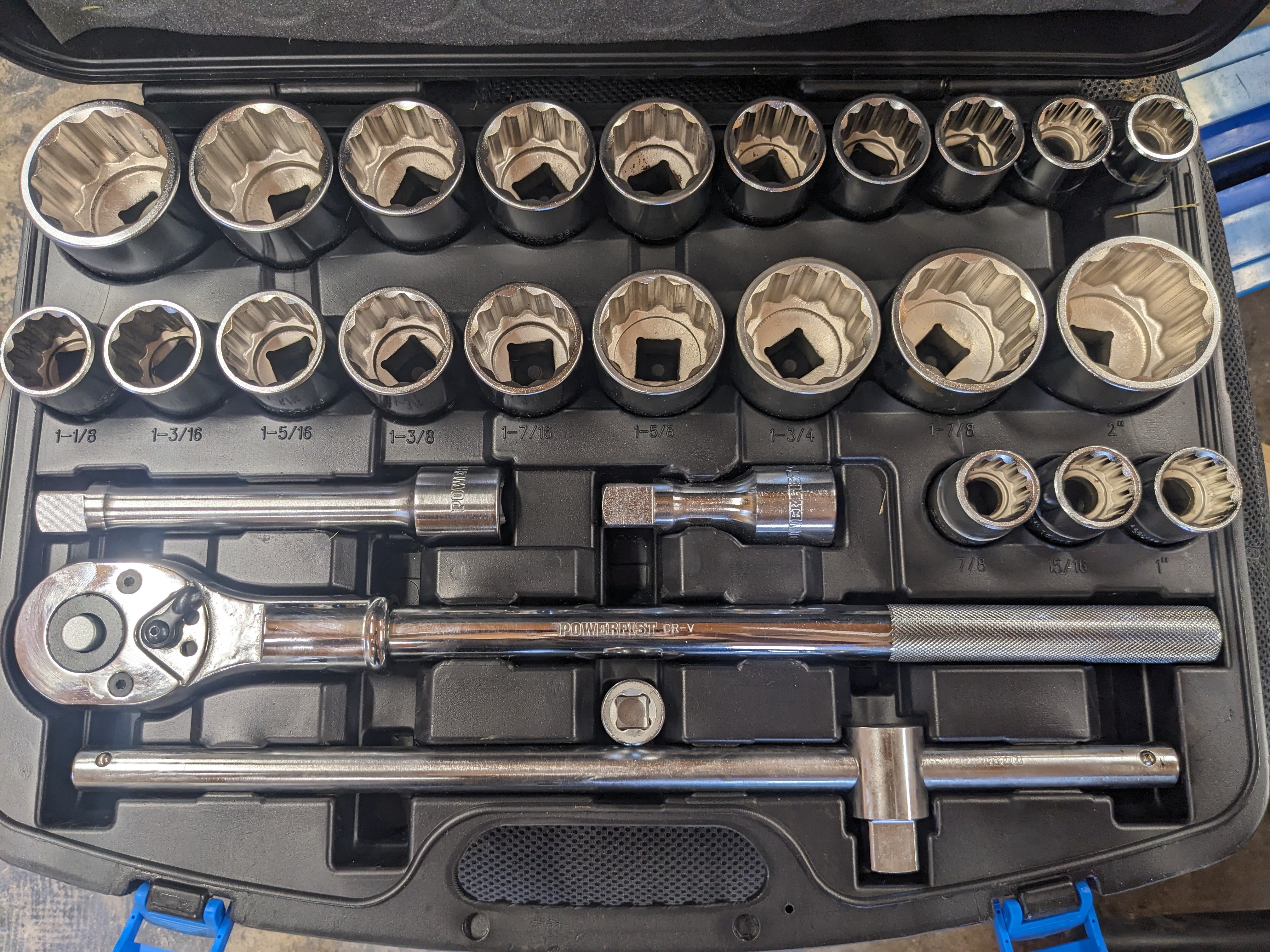 Large socket set